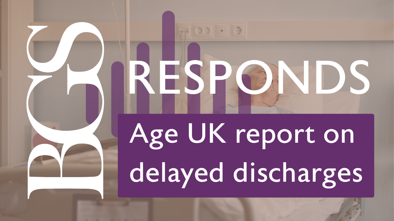 BGS responds to Age UK delayed discharge report