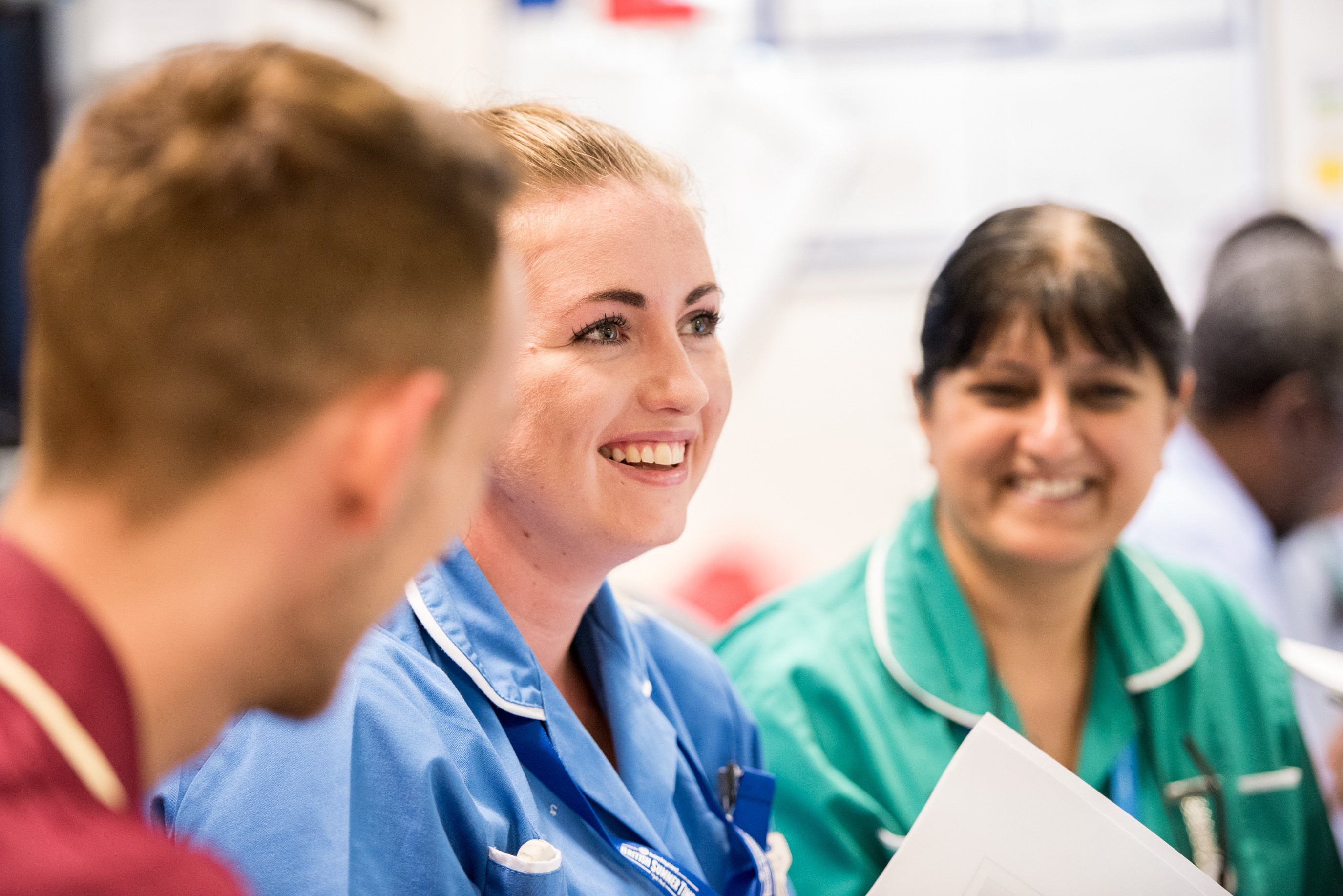 Nurses and Therapists smiling