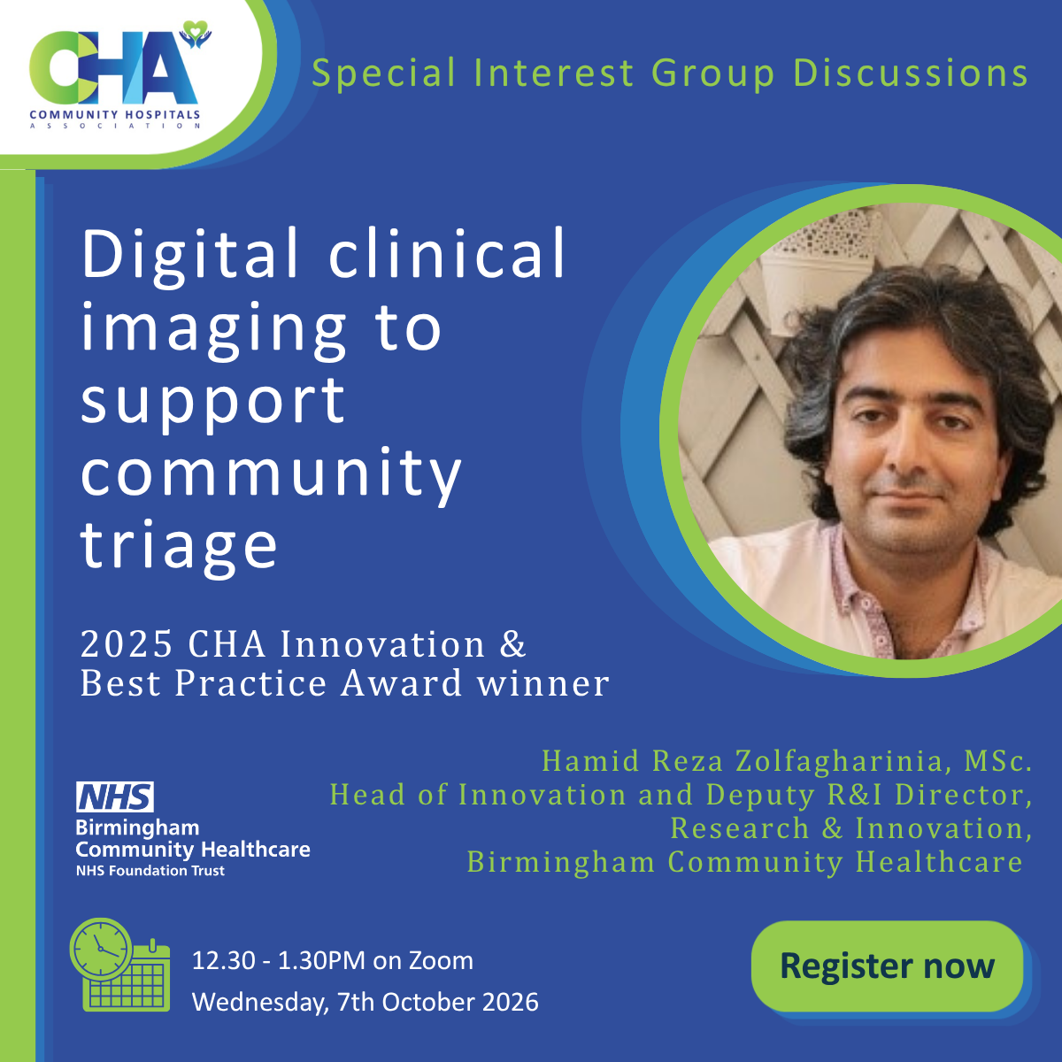 CHA webinar 7th October 2026