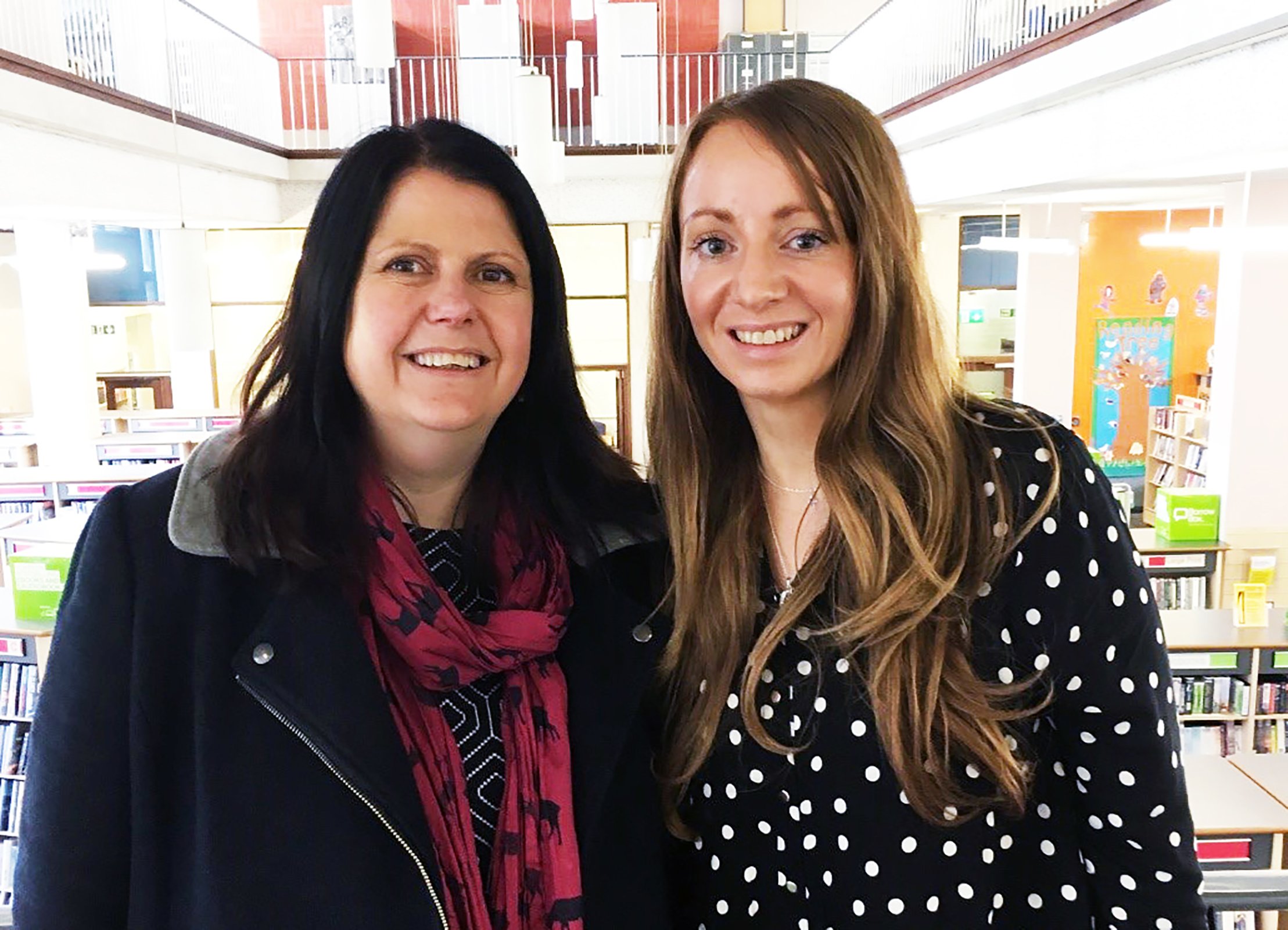 Justine Shenton and Kathryn Tipping