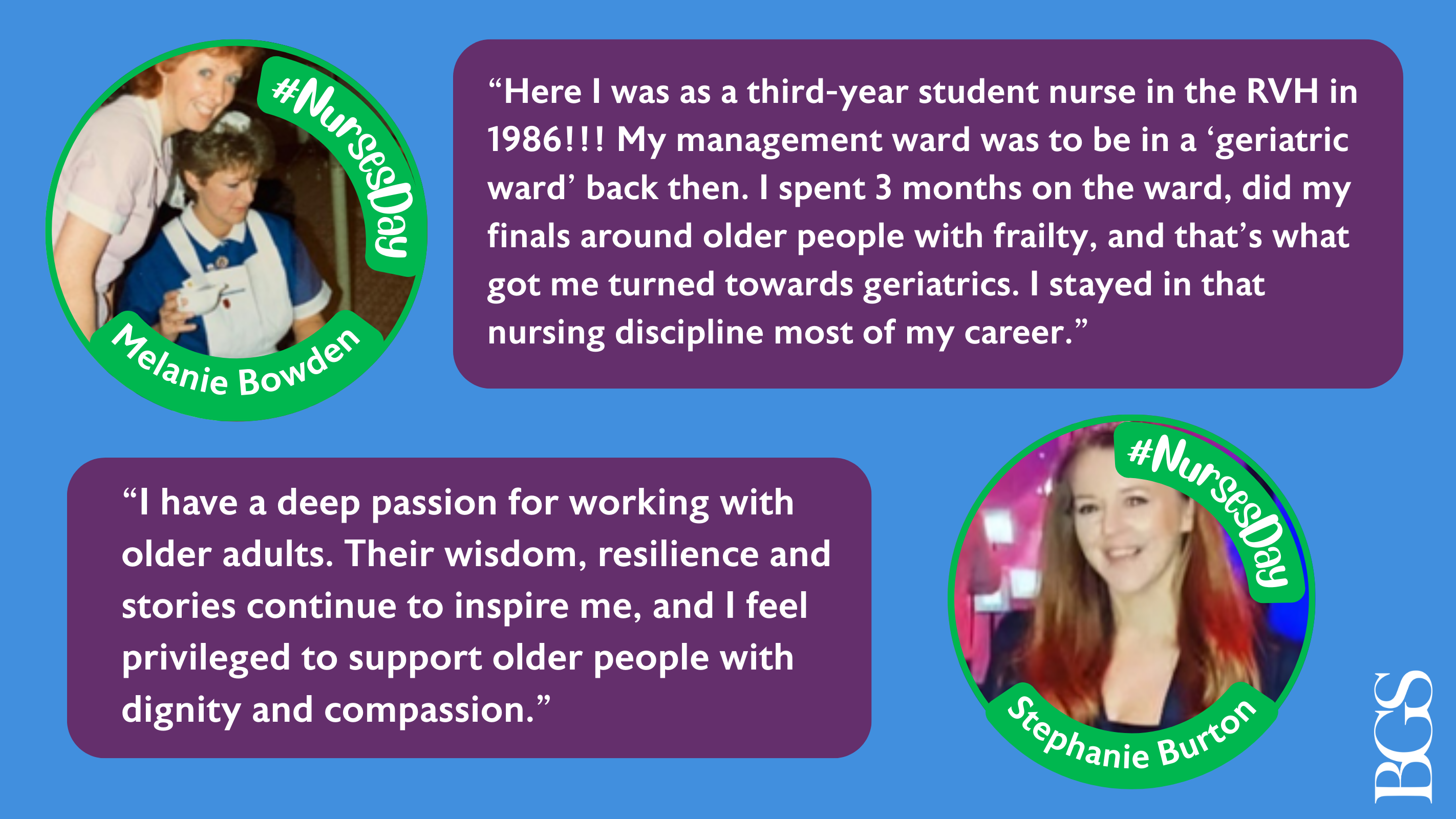 Melanie Bowden and Stephanie Burton