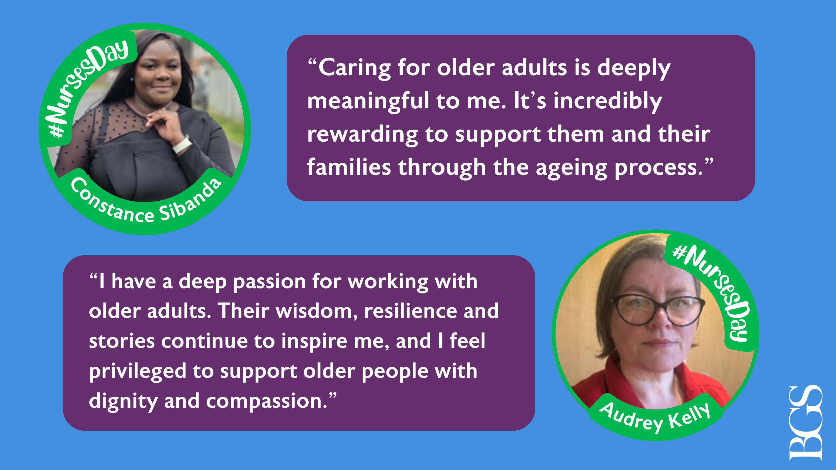 Constance Sibanda and Audrey Kelly