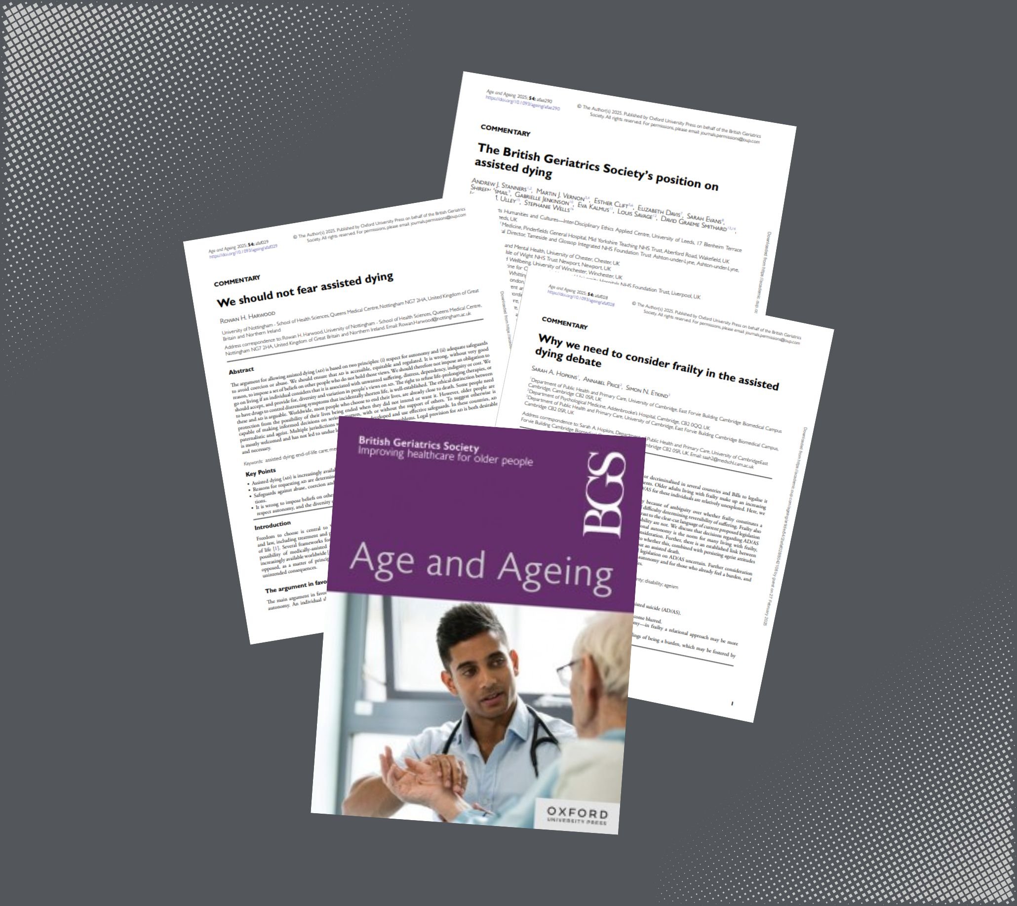 Age and Ageing Assisted Dying three commentaries