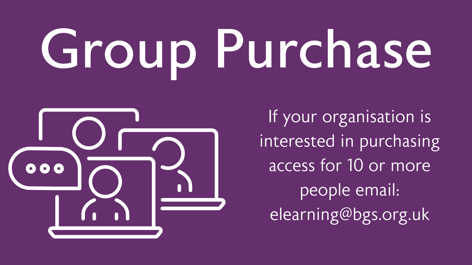 Group purchase of elearning