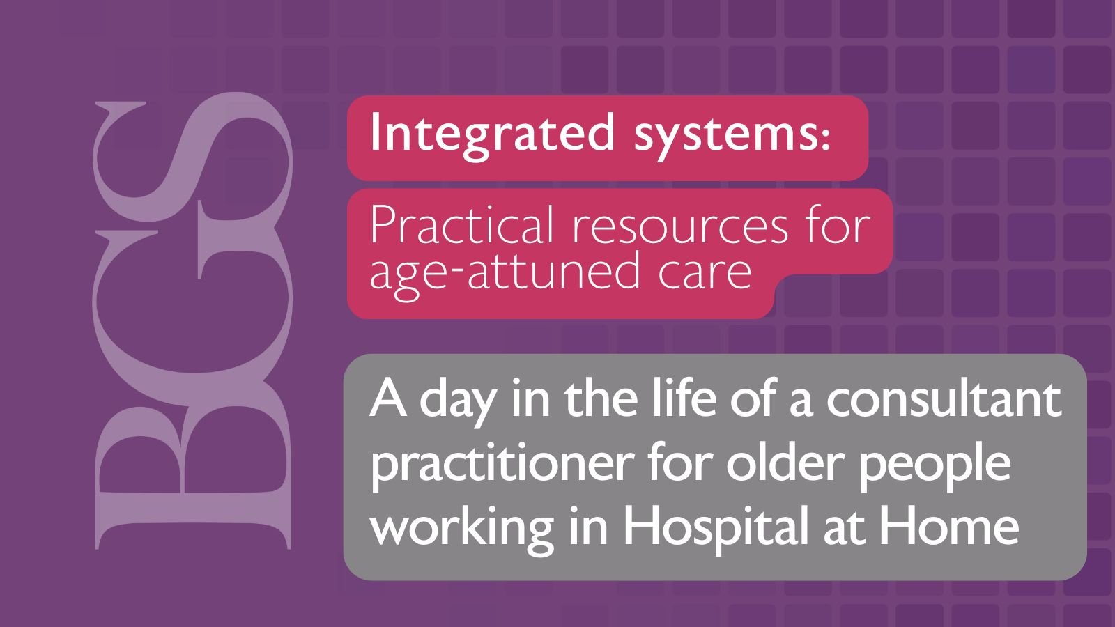 A day in the life of a consultant practitioner for older people working in Hospital at Home