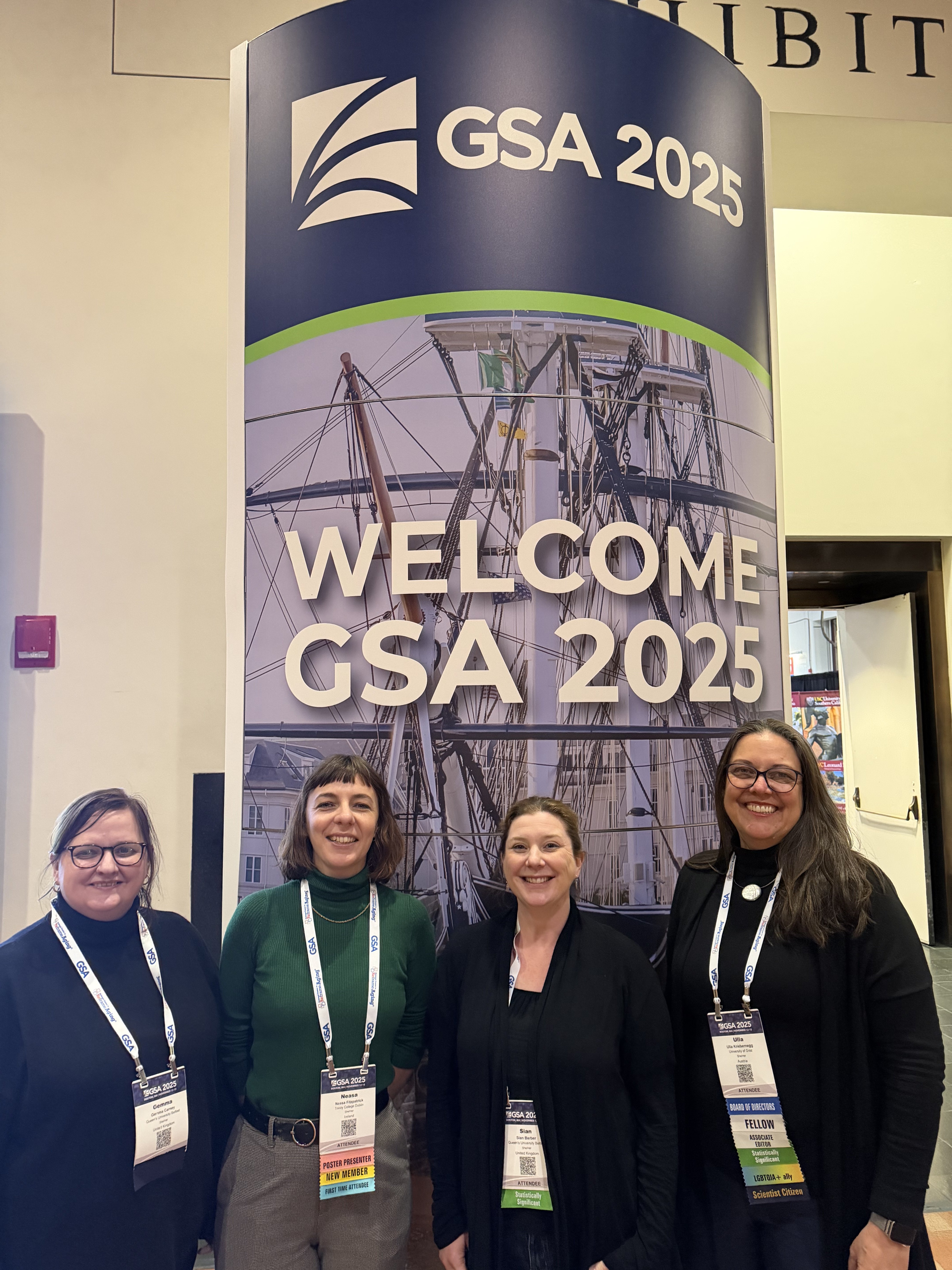 Neasa Fitzpatrick and colleagues at the GSA 2025 conference