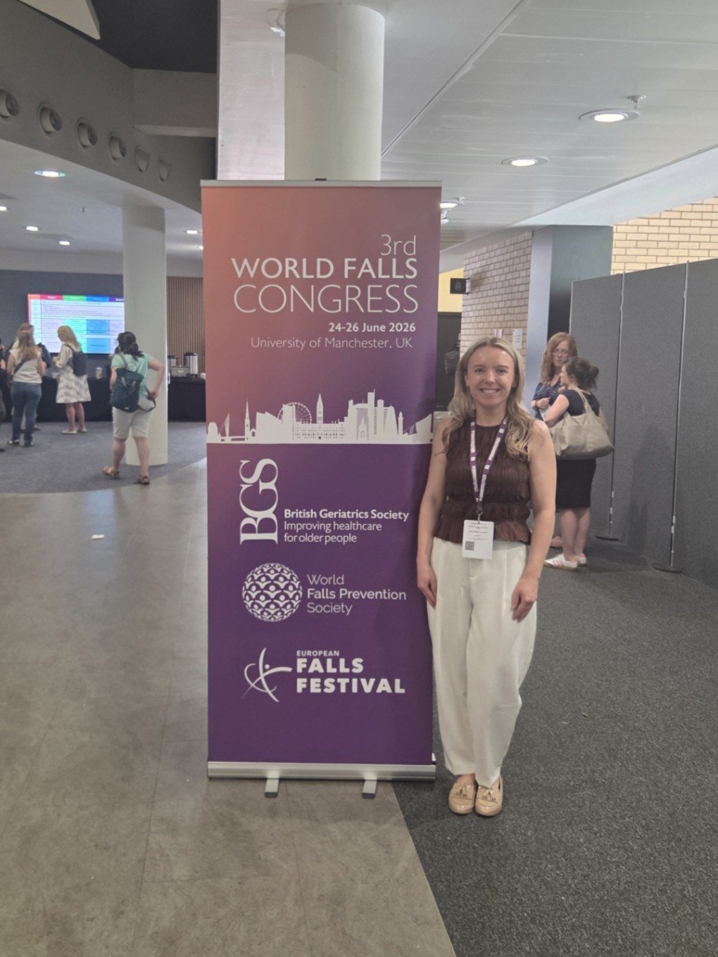 Megan Fawkes at the BGS World Falls Congress