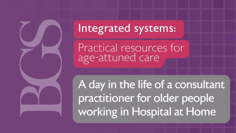 A day in the life of a consultant practitioner for older people working in Hospital at Home