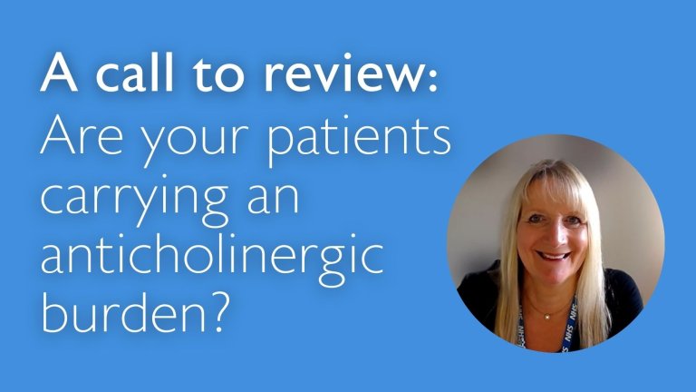 A call to review: Are your patients carrying an anticholinergic burden?