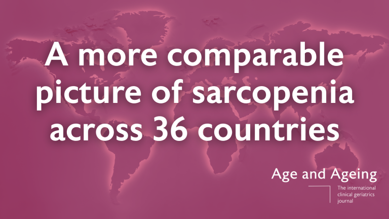 A more comparable picture of sarcopenia across 36 countries