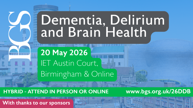 Dementia, Delirium and Brain Health 2026