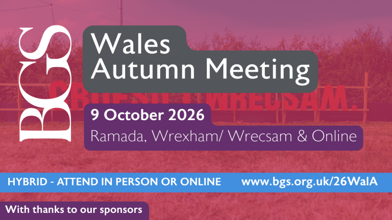 2026 BGS Wales Autumn Meeting