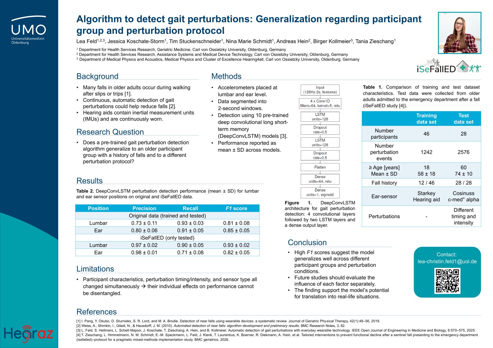 Algorithm to detect gait perturbations: Generalization regarding participant group and perturbation protocol poster preview image