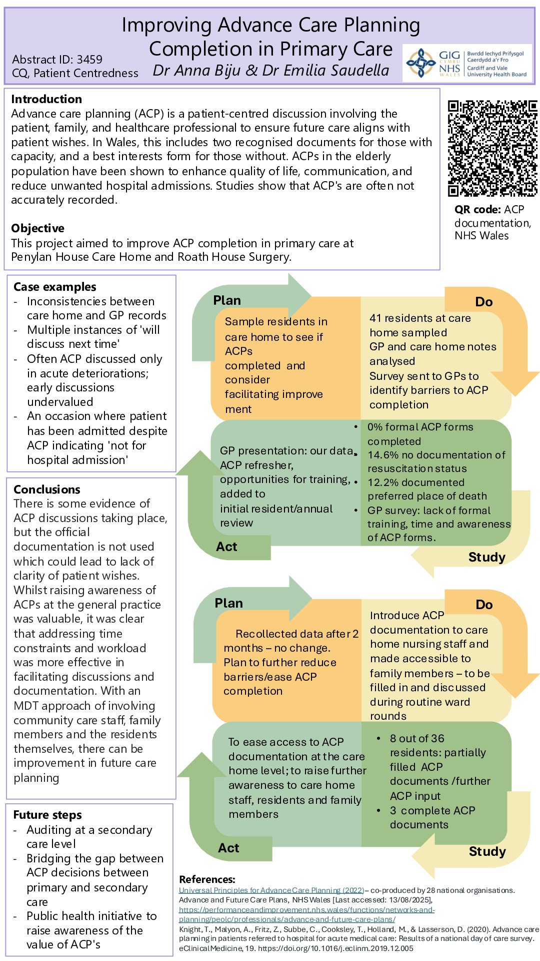 Improving Advance Care Planning Completion in Primary Care poster preview image