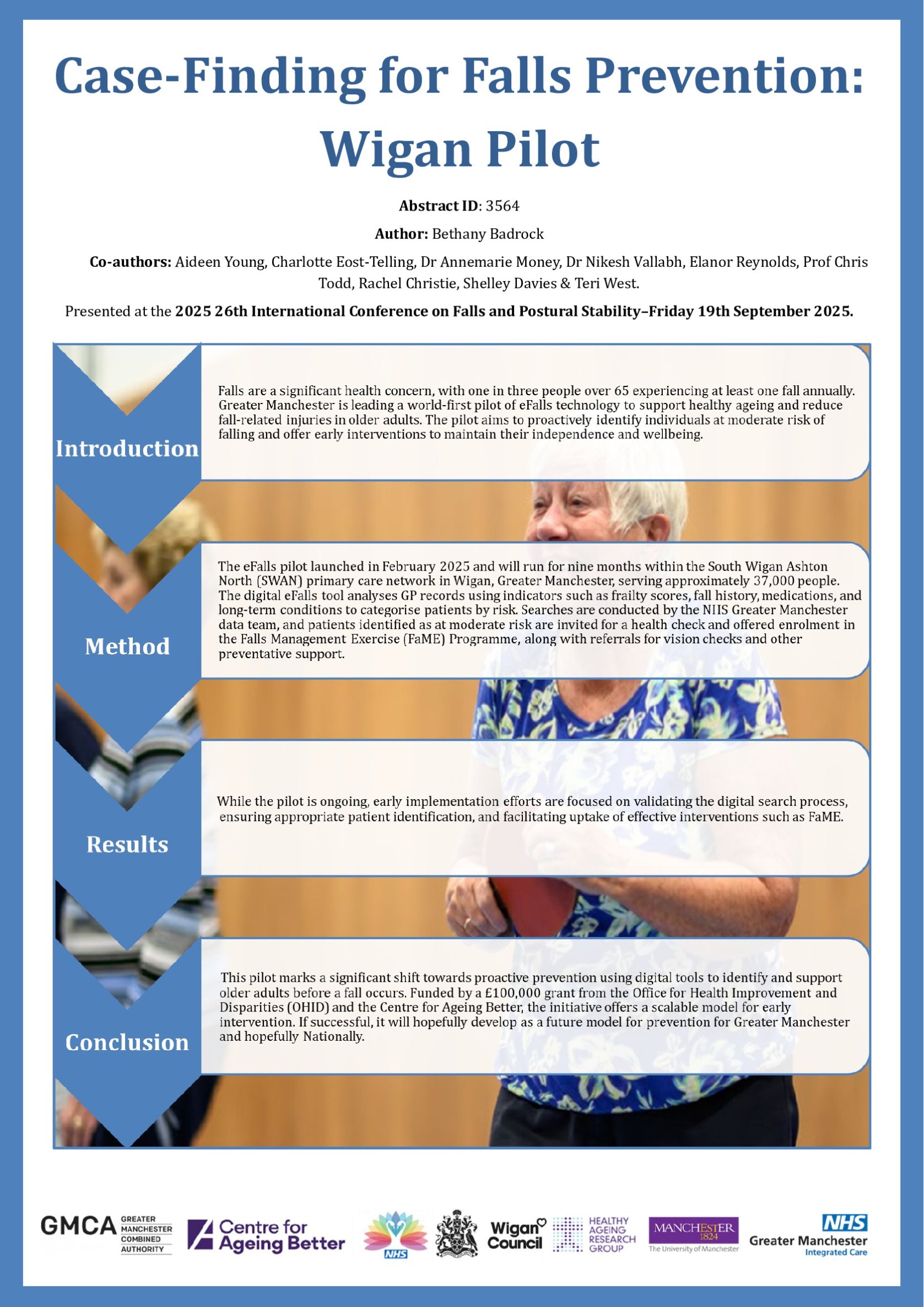 Case-Finding for Falls Prevention: Wigan Pilot poster preview image