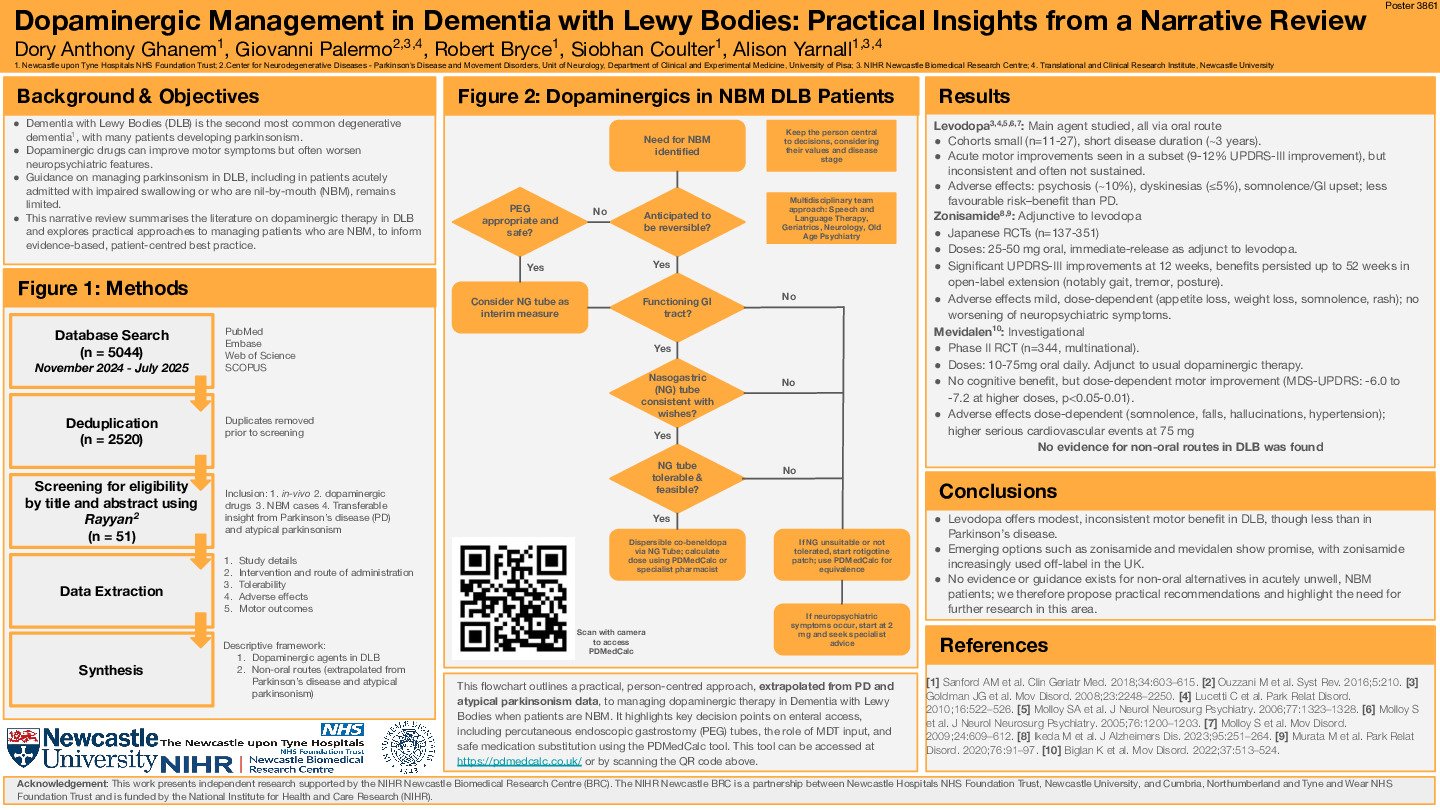 Dopaminergic Management in Dementia with Lewy Bodies: Practical Insights from a Narrative Review poster preview image