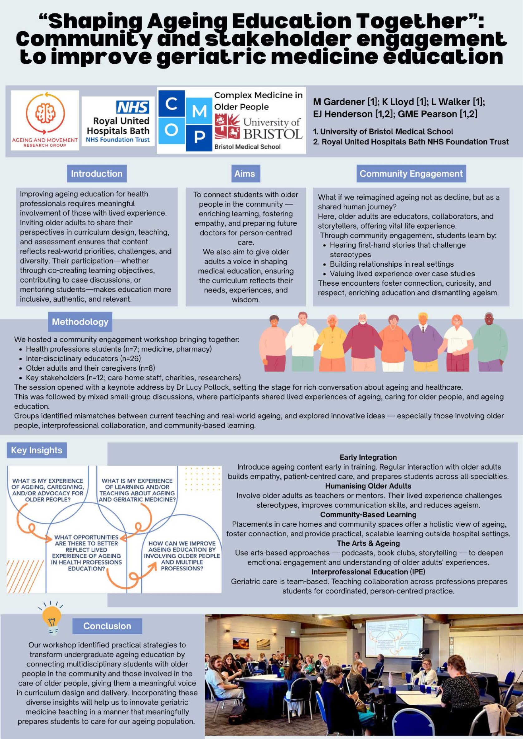 “Shaping Ageing Education Together”: Community and stakeholder engagement to improve geriatric medicine education poster preview image