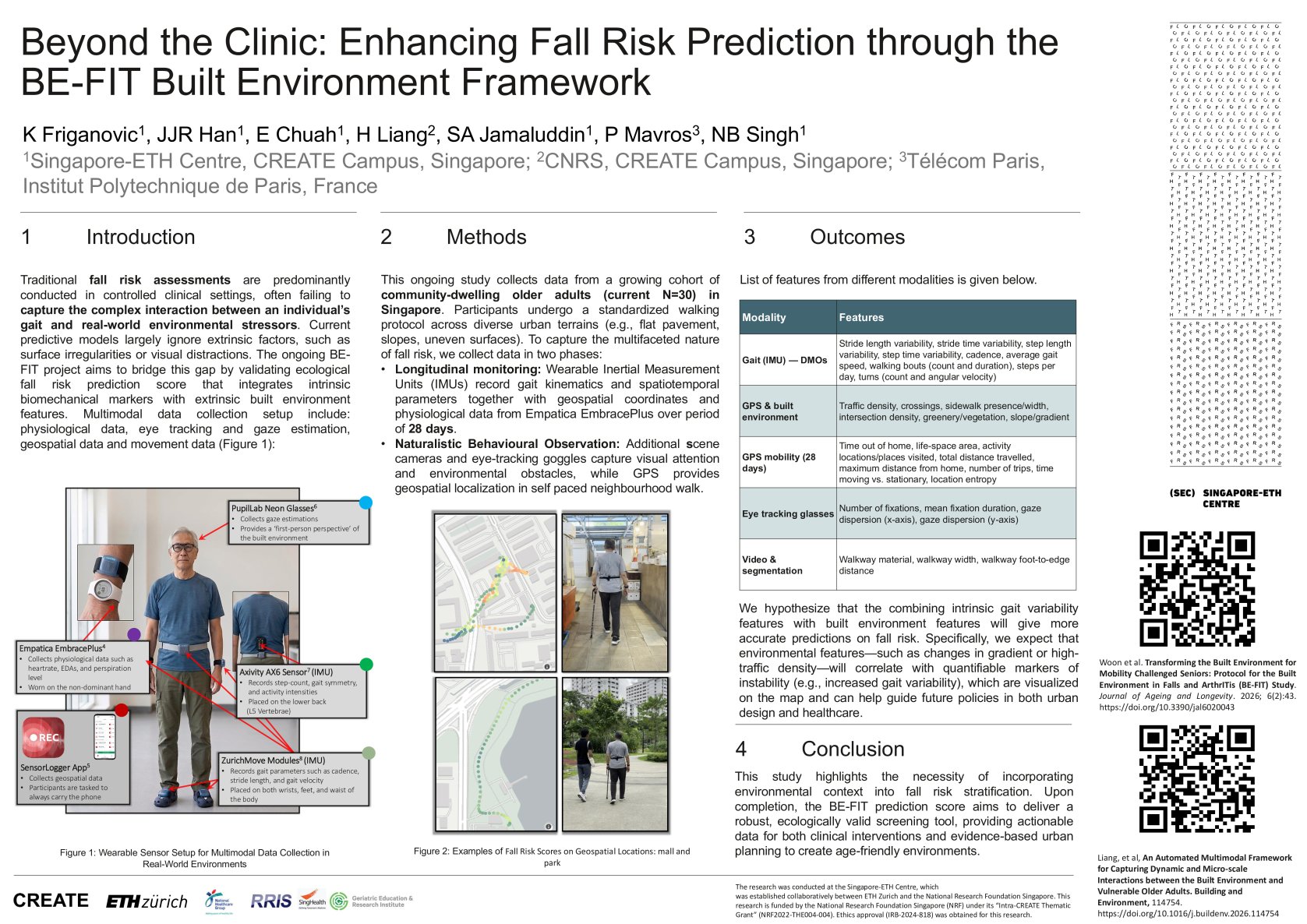 Beyond the Clinic: Enhancing Fall Risk Prediction through the BE-FIT Built Environment Framework poster preview image