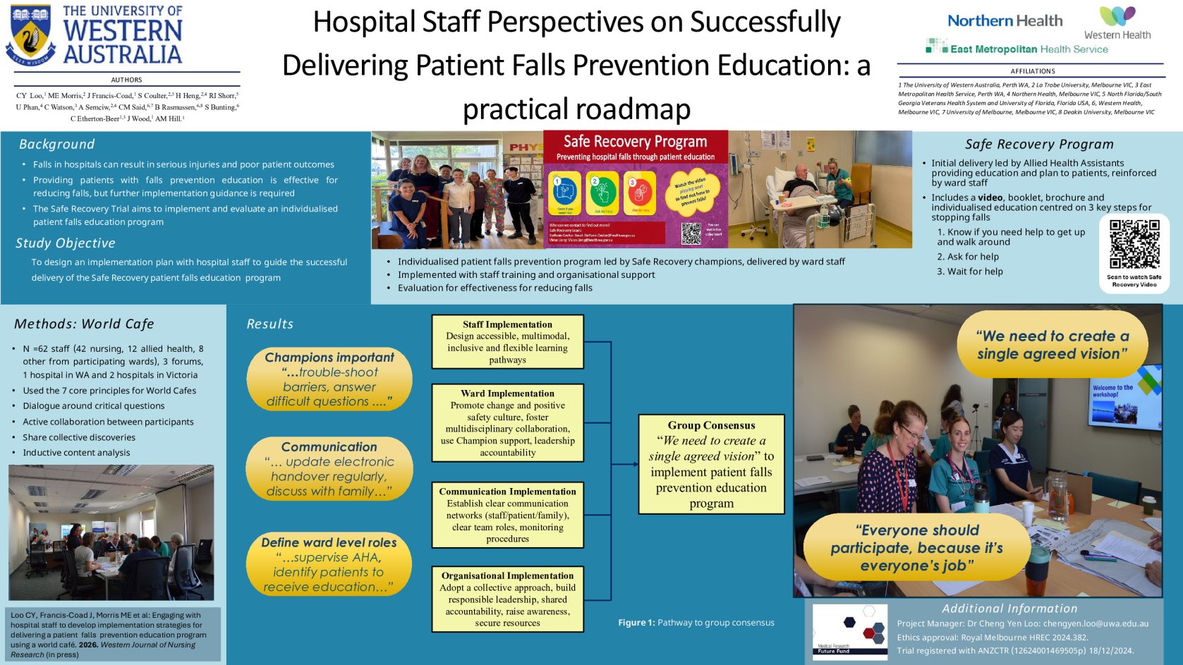 Planning implementation of patient falls preventive education in hospitals: gaining the consumer perspective poster preview image