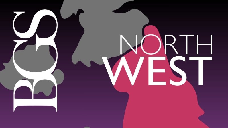 Graphic showing North West England region