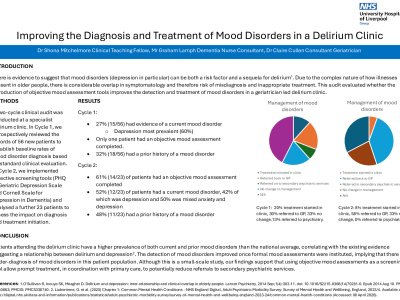 Improving the Diagnosis and Treatment of Mood Disorders in a Delirium Clinic poster preview image