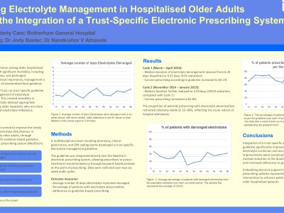 Enhancing Electrolyte Management in Hospitalised Older Adults Through the Integration of a Trust-Specific Electronic Prescribing poster preview image