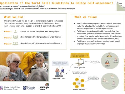 Application of the World Falls Guidelines to Online Self-Assessment poster preview image