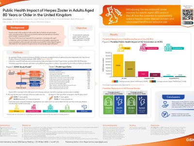 Public Health Impact of Herpes Zoster in Adults Aged 80 Years or Older in the United Kingdom poster preview image