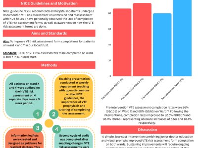 Preventing the Preventable: Enhancing VTE Risk Assessments in Geriatrics Wards poster preview image