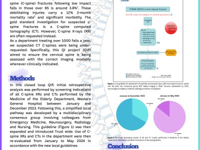 Getting the Request Right: Ensuring Optimal Imaging Modality for Suspected Cervical Spine Fractures- A Quality Improvement Project poster preview image