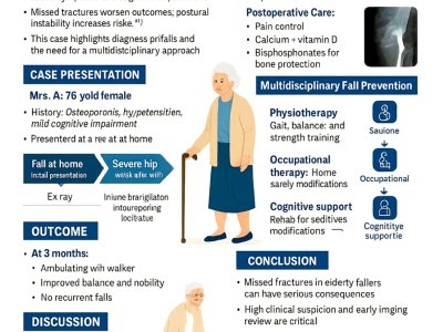 The Complexity of Missed Fractures and Postural Instability in an Elderly Fall Patient: A Case Study poster preview image