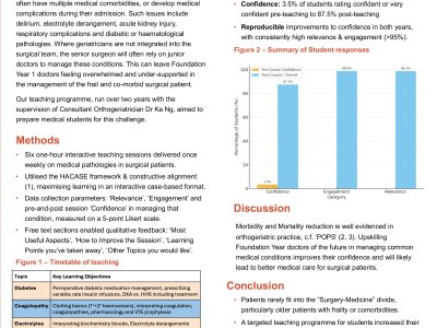 Medicine in Surgery: Bridging the Gap  poster preview image