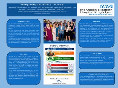 Building a Frailty SDEC - The Journey poster preview image