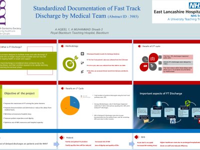 Standardized Documentation of Fast Track Discharge by Medical Team poster preview image