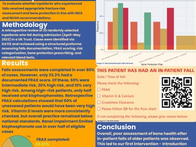 A Project on Inpatient Falls: Are We Adequately Addressing Bone Health? poster preview image