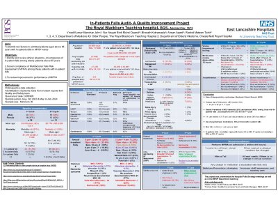 In-Patients Falls Audit- A Quality Improvement Project poster preview image