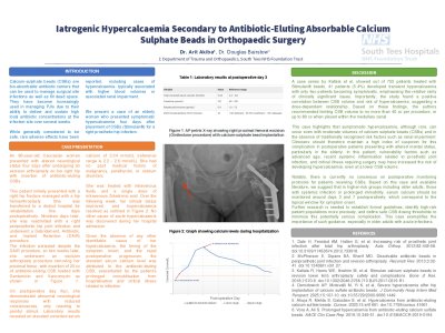  Iatrogenic Hypercalcaemia Secondary to Antibiotic-Eluting Absorbable Calcium Sulphate Beads in Orthopaedic Surgery poster preview image