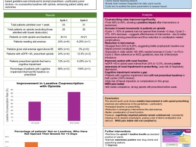 Improving opioid and laxative prescribing safety in older surgical inpatients poster preview image