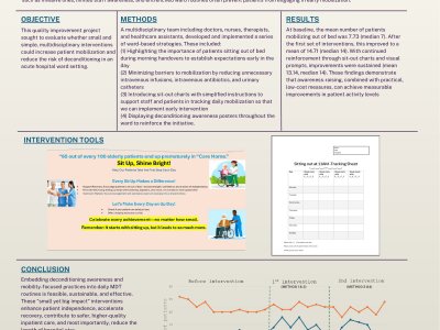 Standing Up to Deconditioning: A Multidisciplinary Approach to Enhancing Patient Mobilization poster preview image