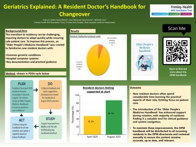 Geriatrics Explained: A Resident Doctor’s Handbook for Changeover poster preview image
