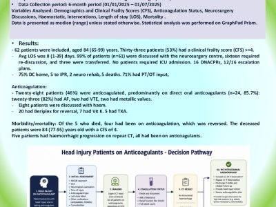 Optimising the haemostasis of patients with intracranial haemorrhage poster preview image