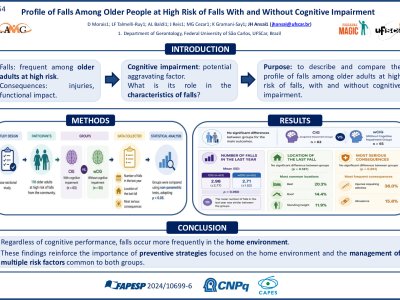 Profile of Falls Among Older People at High Risk of Falls With and Without Cognitive Impairment poster preview image
