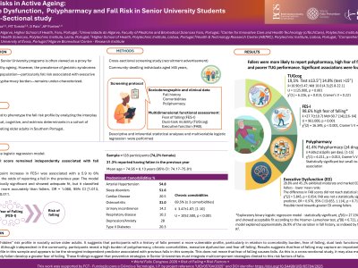 Hidden Risks in Active Ageing: Executive Dysfunction, Polypharmacy, and Fall Risk in Senior University Students – A Cross-Sectional study poster preview image