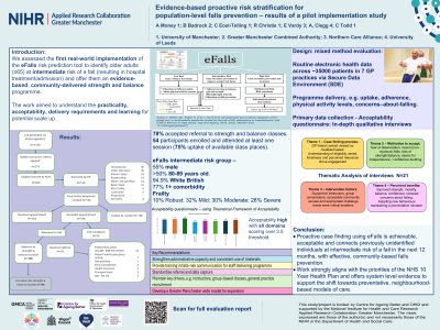 Evidence-based proactive risk stratification for population-level falls prevention – results of a pilot implementation study poster preview image