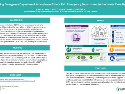 Avoiding Emergency Department Attendance After a Fall: Emergency Department in the Home Case Study  poster preview image