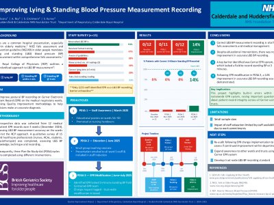 Improving Lying and Standing Blood Pressure Measurement Recording poster preview image