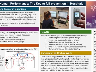 Modelling Human Performance: The Key to fall prevention poster preview image