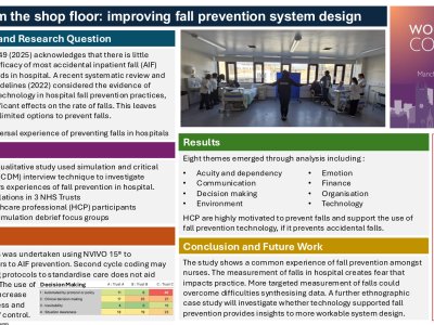  Voices from the shop floor: improving fall prevention system design poster preview image