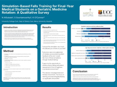 Simulation-Based Falls Training for Final-Year Medical Students on a Geriatric Medicine Rotation: A Qualitative Survey poster preview image