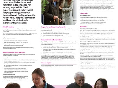  Falls Prevention in Dementia: Integrating Frailty and Specialist Nursing Leadership poster preview image